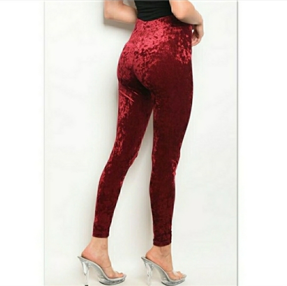 Plus Size Crushed Velour Ankle Legging 4 Pack - Picture 8 of 8